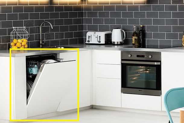 Tủ bếp có máy rửa bát: Lý do chọn, kích thước & lưu ý quan trọng